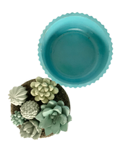 Ribbed Concrete Succulent Garden Container