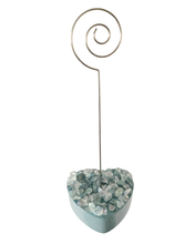 Crystal Heart Photo/Card Holder