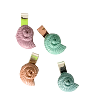 Shell Glass Charms (Set of 4)