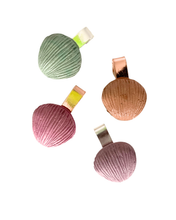 Shell Glass Charms (Set of 4)