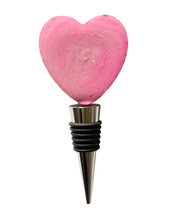 Crystal Heart Wine Stopper