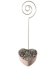 Crystal Heart Photo/Card Holder