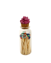 Succulent Match Jar