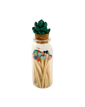 Succulent Match Jar