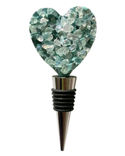 Crystal Heart Wine Stopper