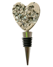 Crystal Heart Wine Stopper