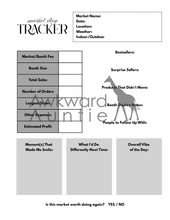 Market Day Tracker – Printable Vendor Log (Color + B&W Options)