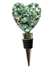 Crystal Heart Wine Stopper