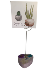Floral Heart Photo/Card Holder