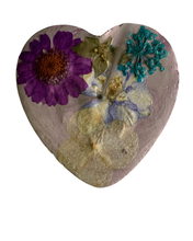 Floral Heart Photo/Card Holder