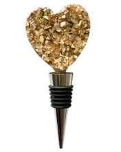 Crystal Heart Wine Stopper