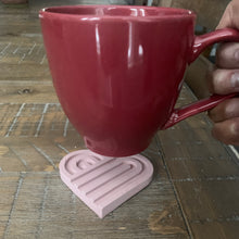 Heart-Shaped Coaster Set