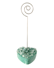Crystal Heart Photo/Card Holder