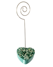 Crystal Heart Photo/Card Holder