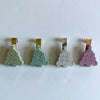 Holiday Tree Glass Charms (Set of 4)