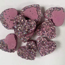 Glass Bead Heart Magnet Set - Various Colors