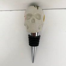 Skull Wine Stopper - Floral