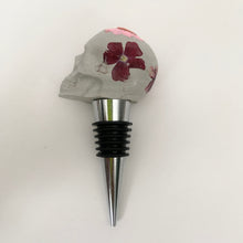 Skull Wine Stopper - Floral