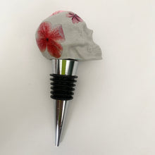 Skull Wine Stopper - Floral