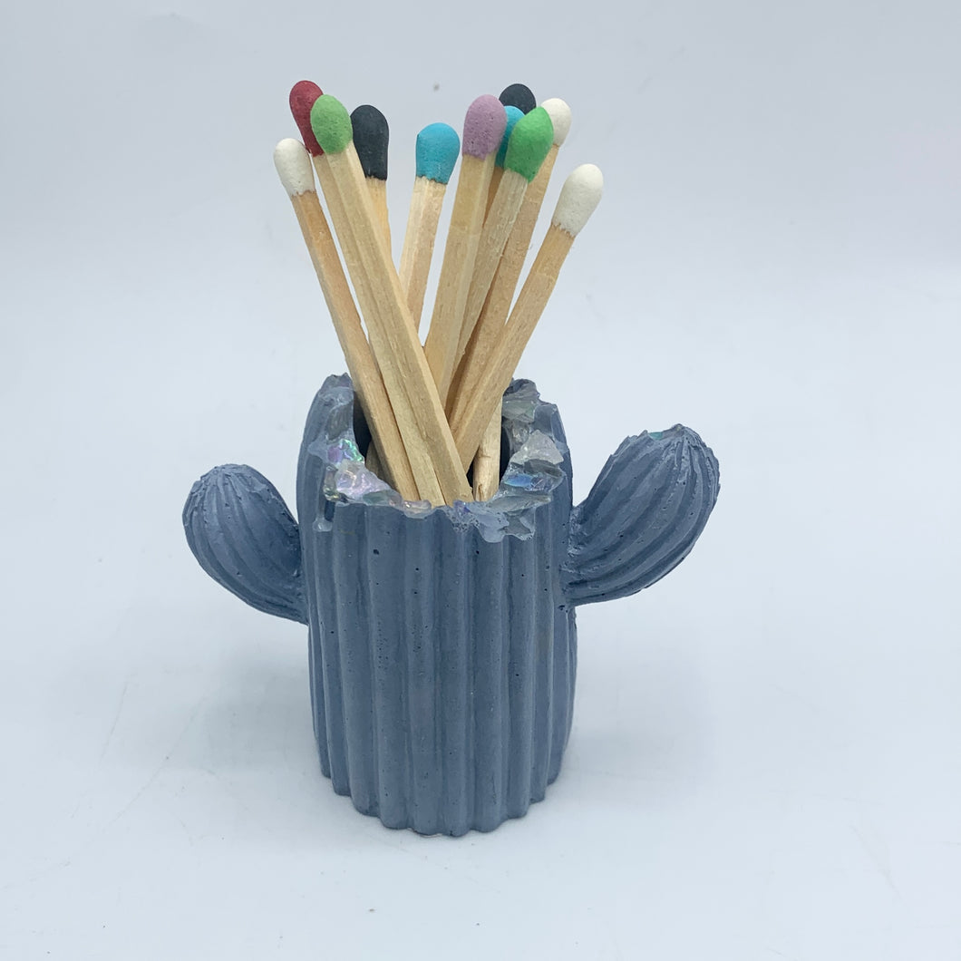 Cactus Match Holder