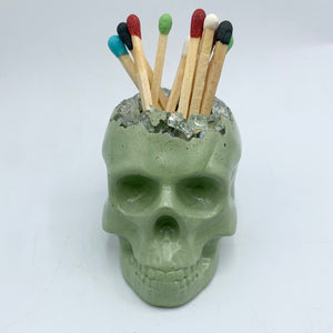 Skull Match Holder