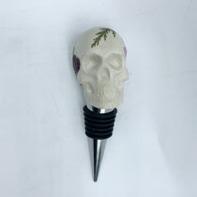 Skull Wine Stopper - Floral