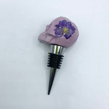 Skull Wine Stopper - Floral