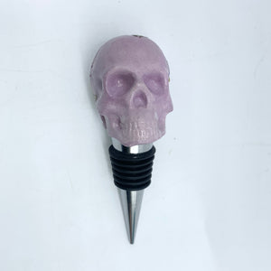 Skull Wine Stopper - Floral