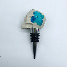 Skull Wine Stopper - Floral