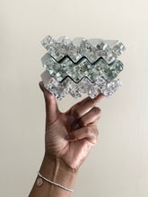 Zig Zag Soap Dish with Crystal Accent