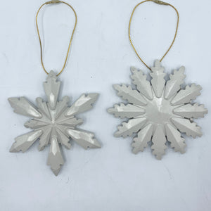 Large Snowflake Ornament Set