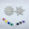 DIY Snowflake Ornament Paint Set