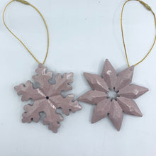 Small Snowflake Ornament Set