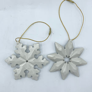 Small Snowflake Ornament Set