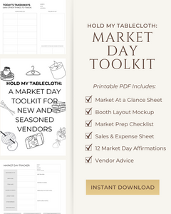 Hold My Tablecloth: A Market Day Toolkit