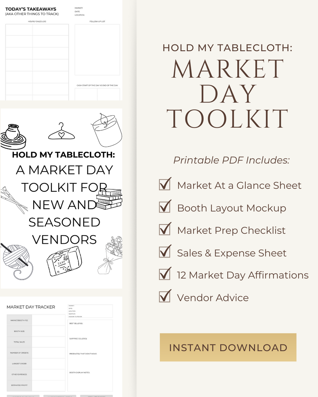 Hold My Tablecloth: A Market Day Toolkit