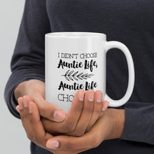 Auntie Life - White glossy mug