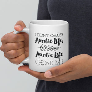 Auntie Life - White glossy mug