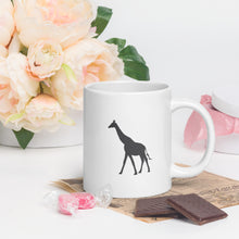 Giraffe - White glossy mug