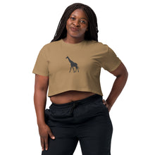 Giraffe - Women’s crop top